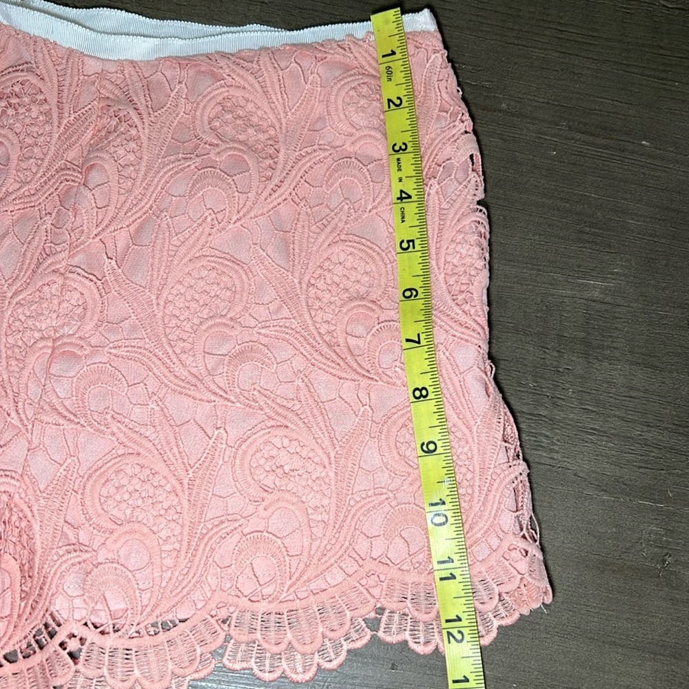 Endless Rose Pink Lace Shorts Small - Picture 7 of 8